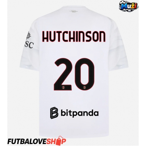 Dres AC Milan Omari Hutchinson #20 Preč 2026-27 Krátky Rukáv